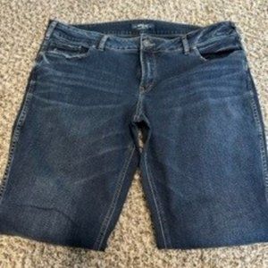 Women's Silver Elyse Straight Jeans - Size 18, Length 32 - LIKE NEW